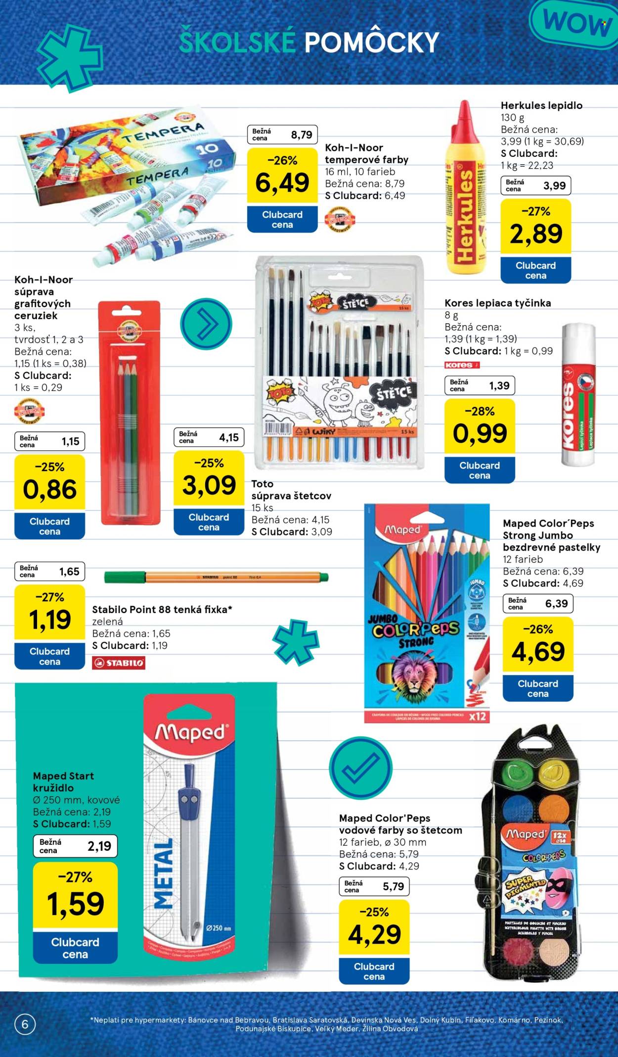 Leták TESCO hypermarket - 3.8.2026 - 13.9.2026. Strana 6