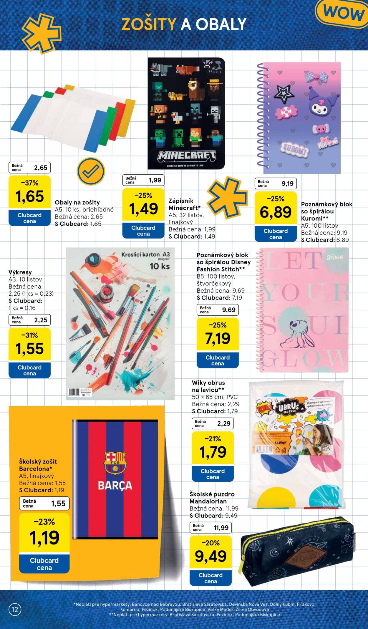 Leták TESCO hypermarket - 3.8.2026 - 13.9.2026. Strana 12