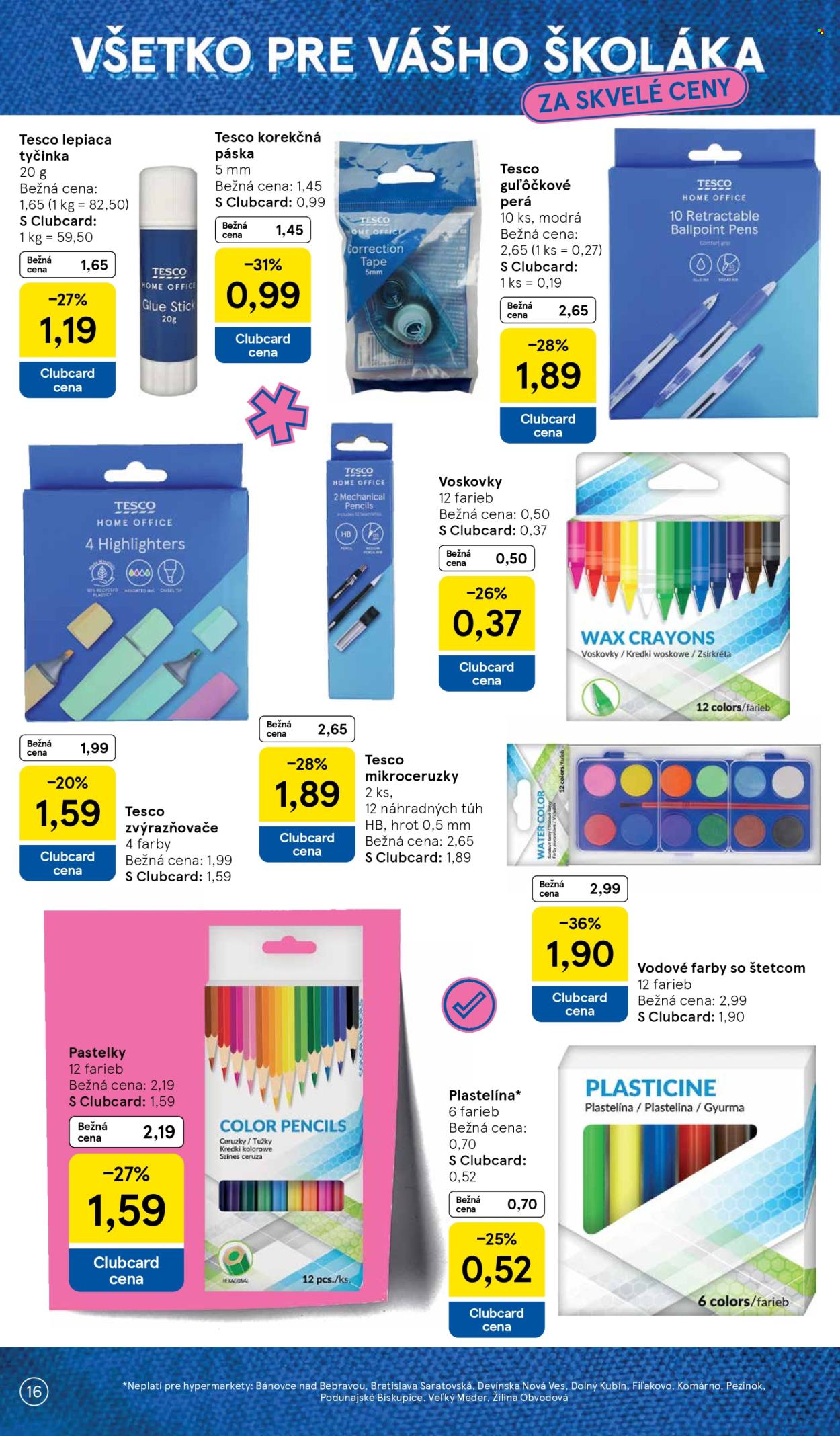 Leták TESCO hypermarket - 3.8.2026 - 13.9.2026. Strana 16