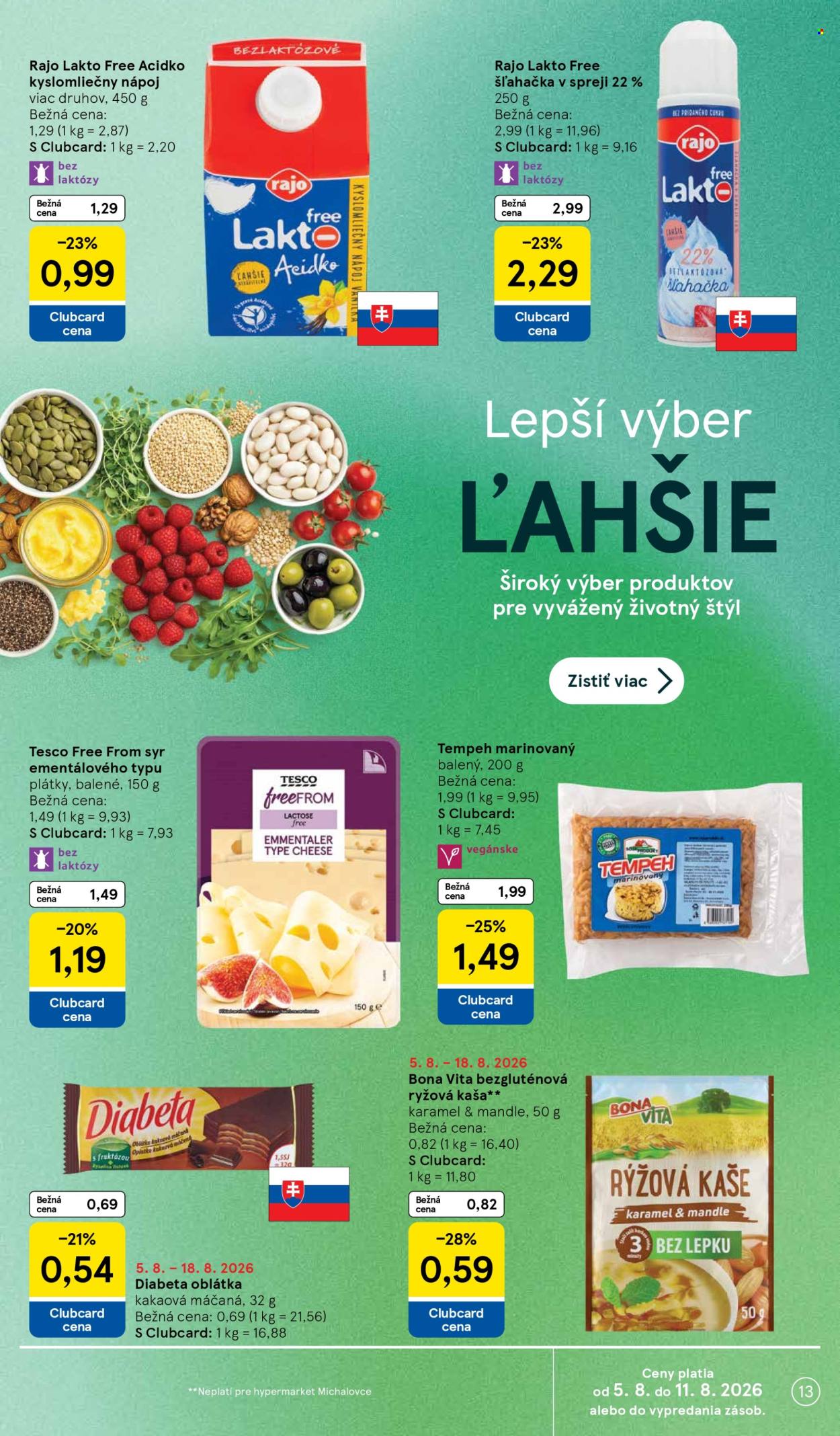 Leták TESCO - 5.8.2026 - 11.8.2026. Strana 13