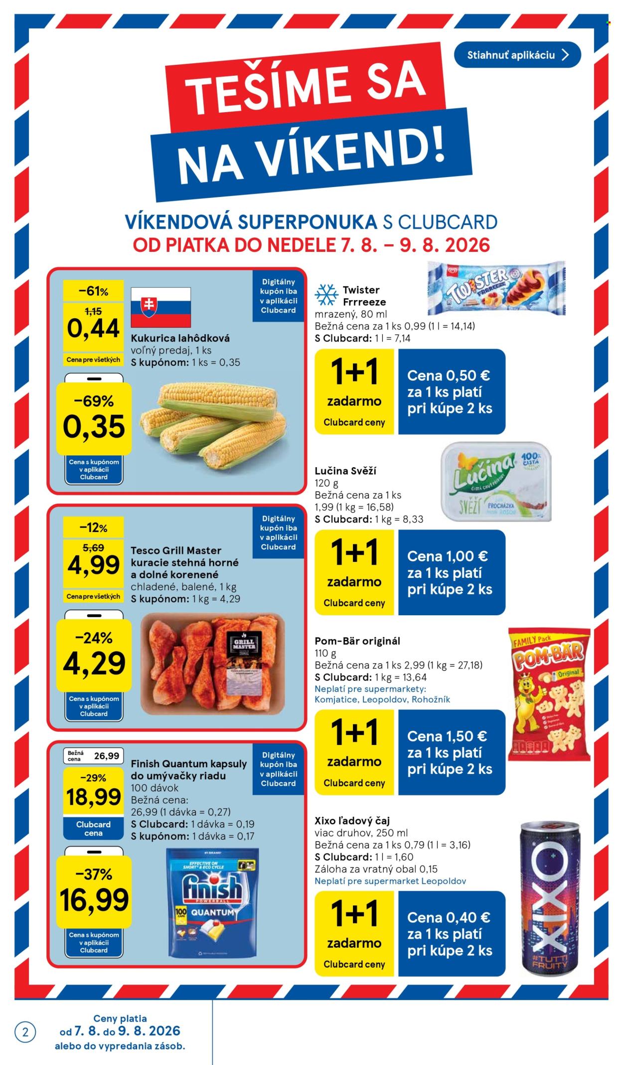 Leták TESCO supermarket - 5.8.2026 - 11.8.2026. Strana 2