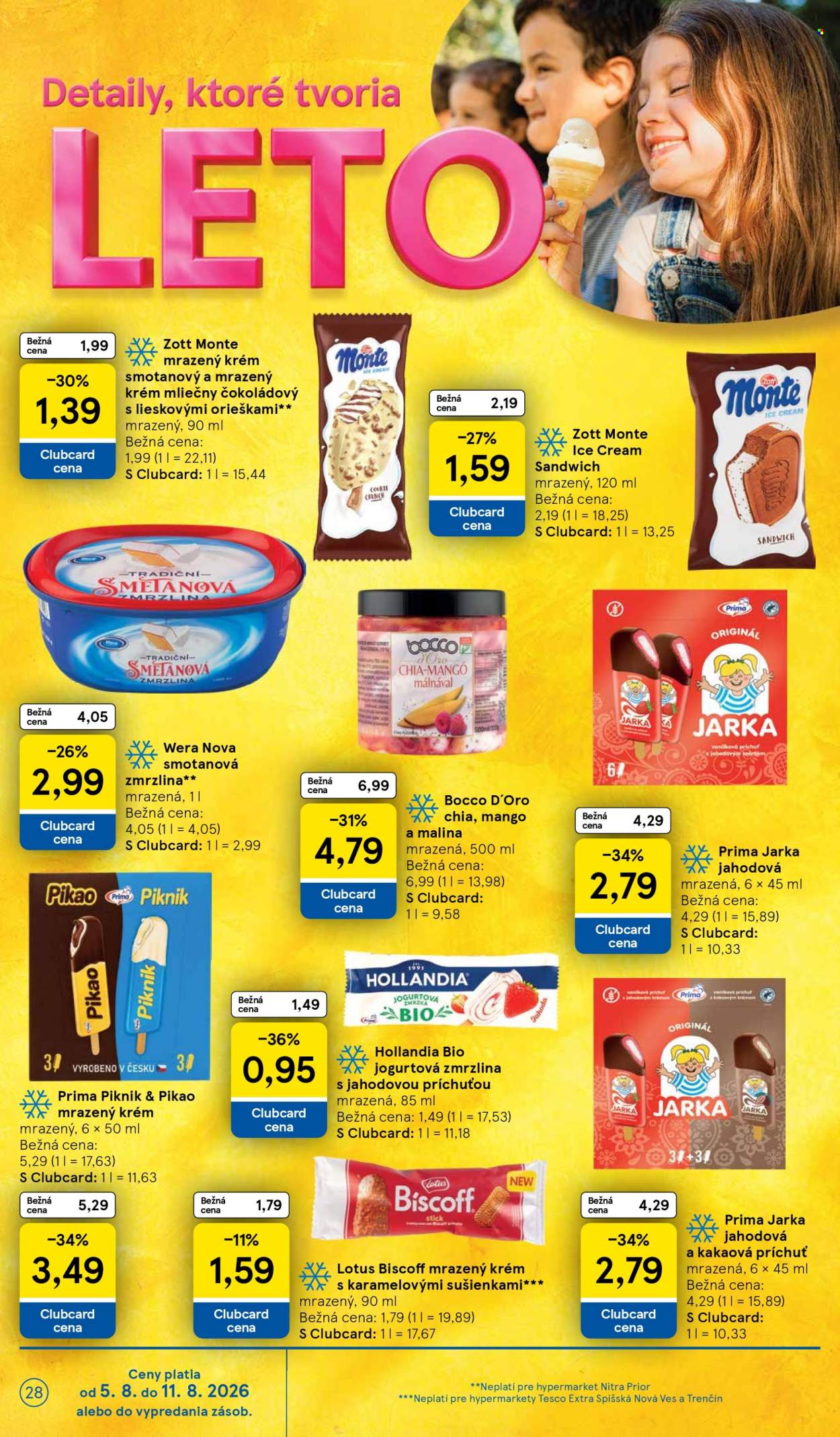 Leták TESCO - 5.8.2026 - 11.8.2026. Strana 28