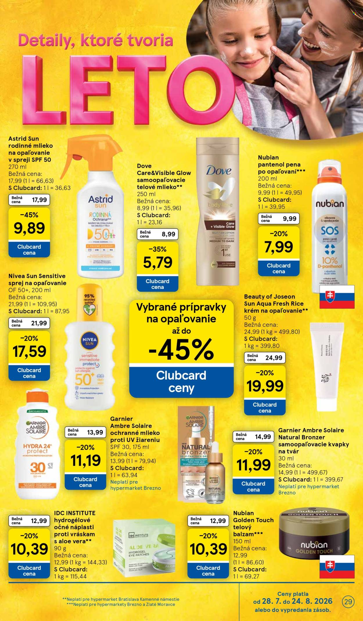 Leták TESCO - 5.8.2026 - 11.8.2026. Strana 29