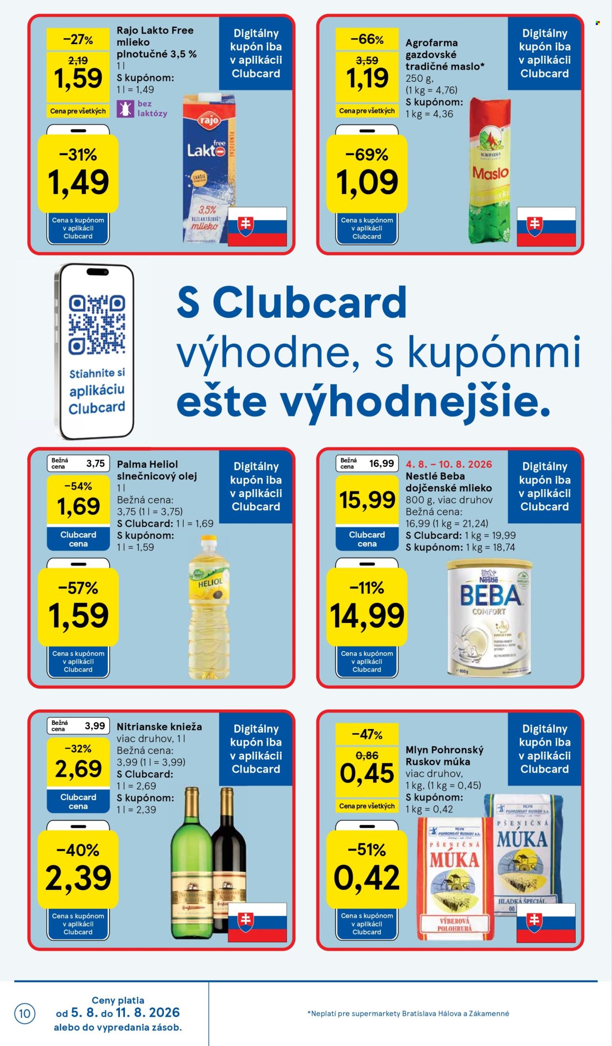 Leták TESCO supermarket - 5.8.2026 - 11.8.2026. Strana 10