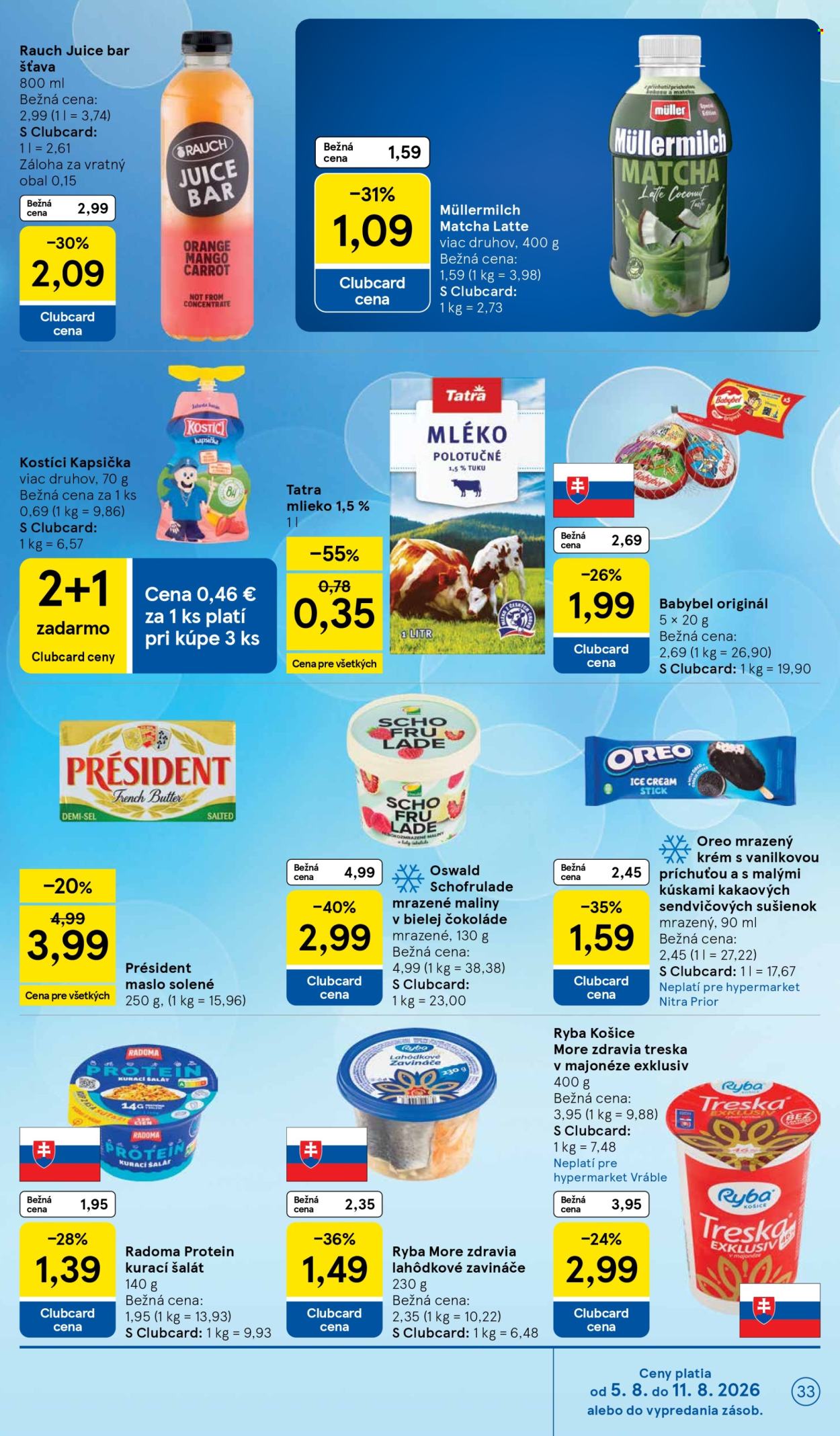 Leták TESCO - 5.8.2026 - 11.8.2026. Strana 33