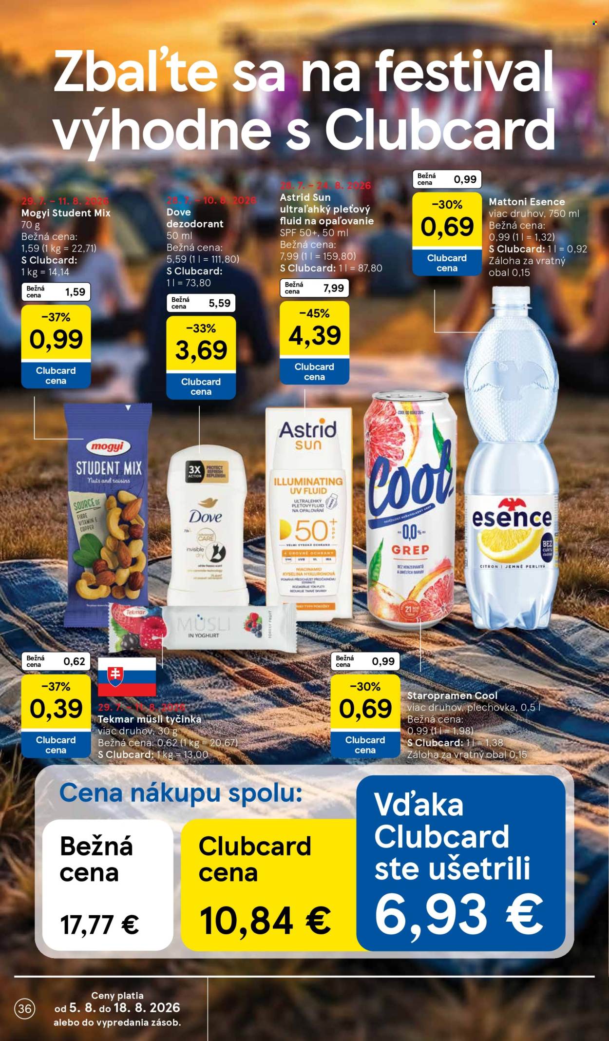 Leták TESCO - 5.8.2026 - 11.8.2026. Strana 36