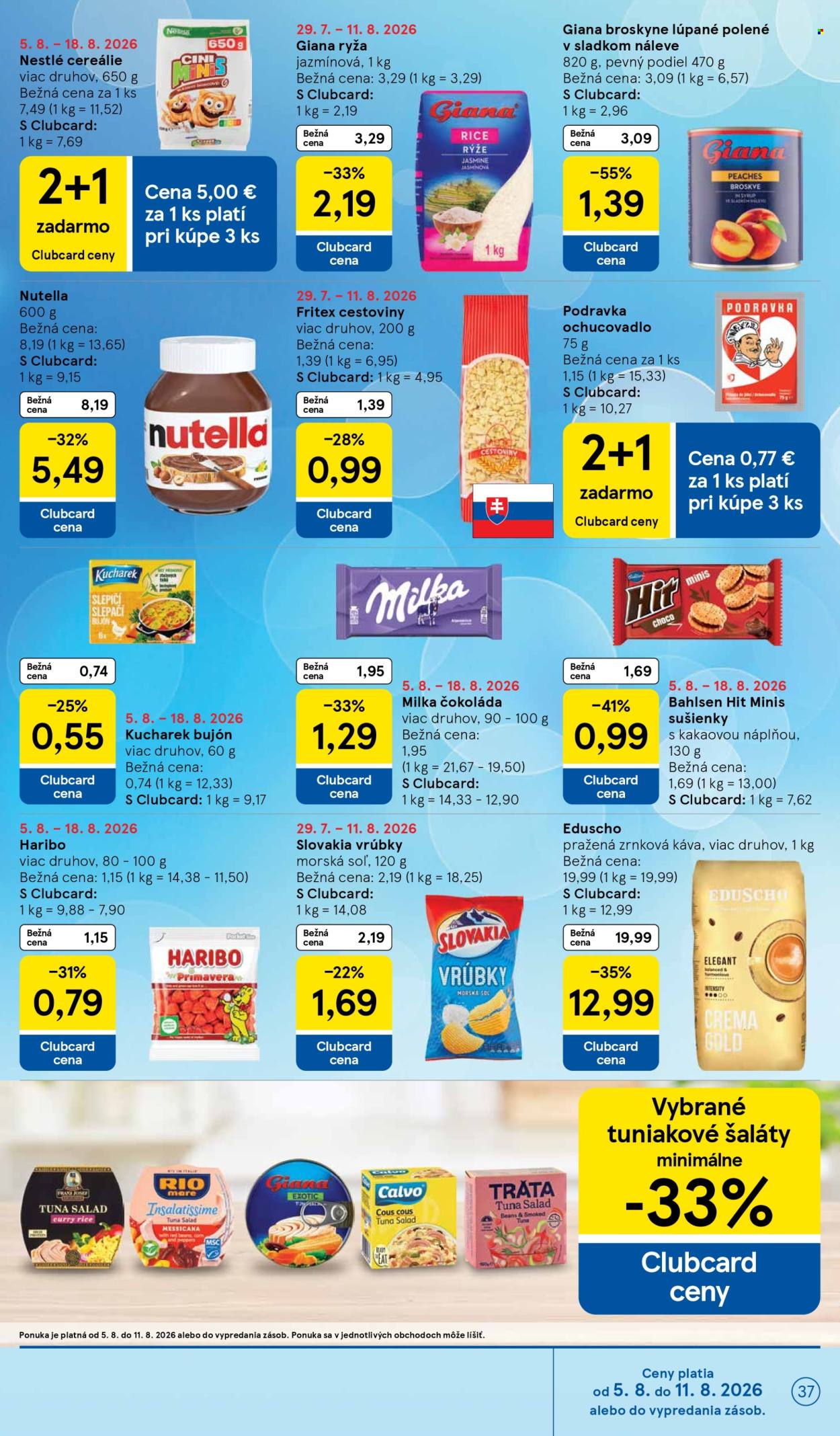 Leták TESCO - 5.8.2026 - 11.8.2026. Strana 37