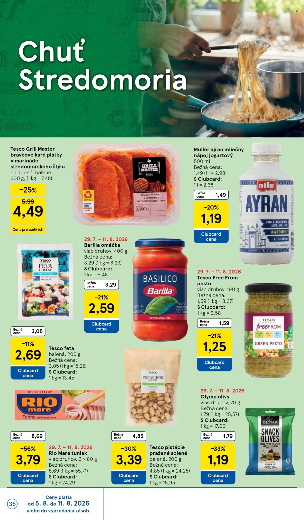 Leták TESCO - 5.8.2026 - 11.8.2026. Strana 38