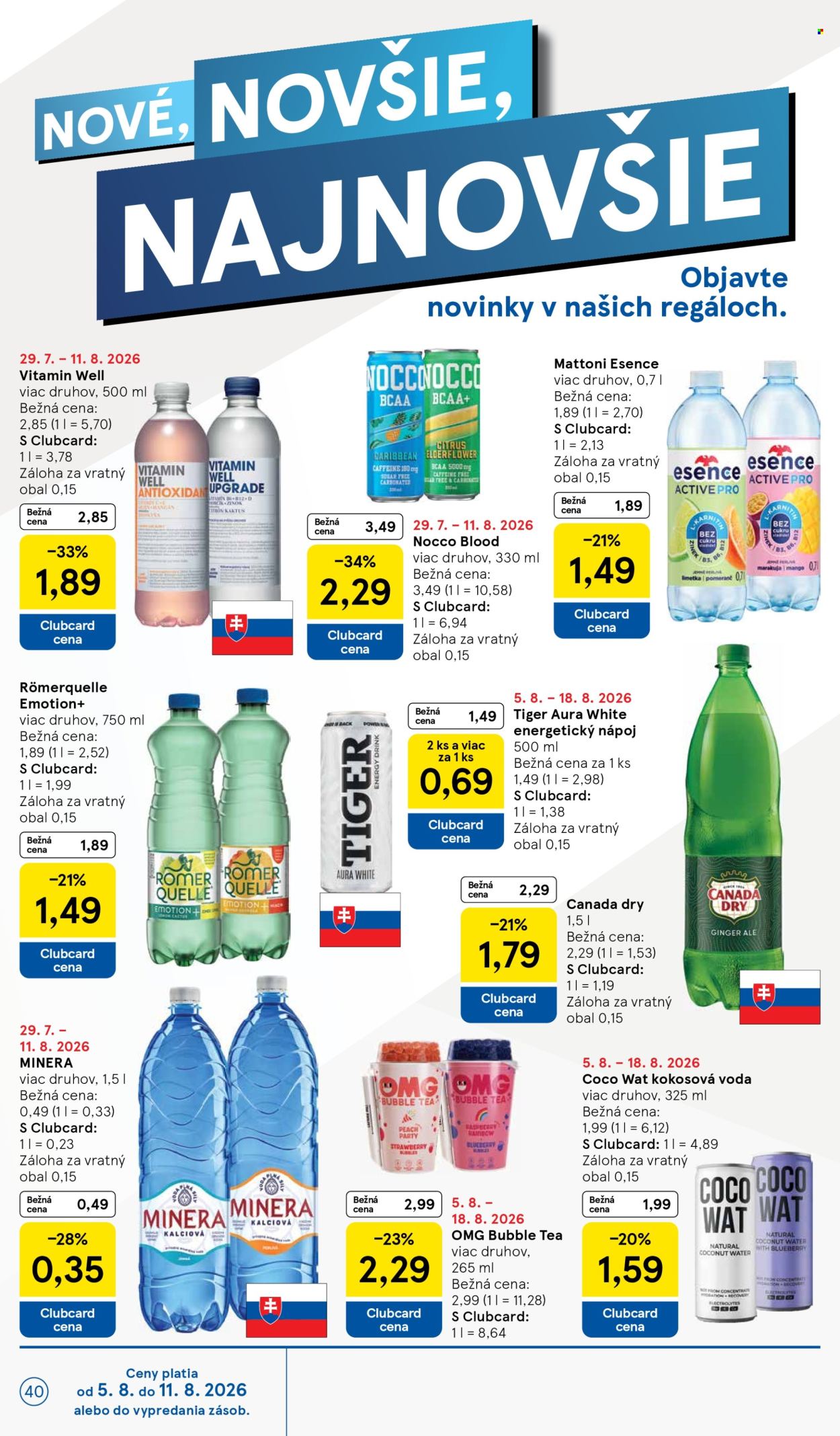 Leták TESCO - 5.8.2026 - 11.8.2026. Strana 40