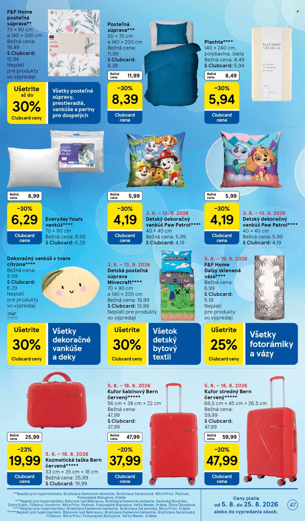 Leták TESCO - 5.8.2026 - 11.8.2026. Strana 47