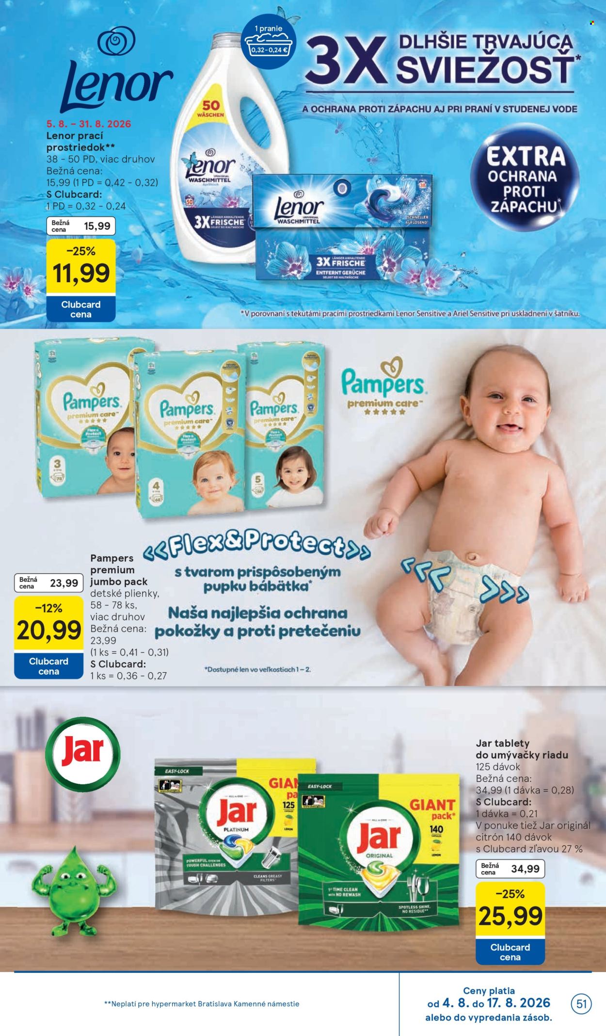 Leták TESCO - 5.8.2026 - 11.8.2026. Strana 51