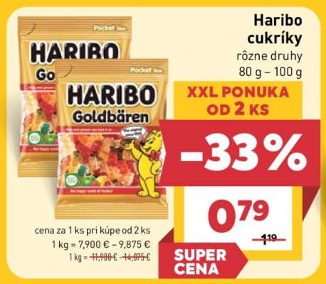 HARIBO CUKRÍKY