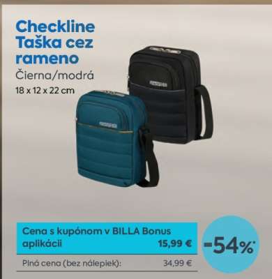 Checkline Taška cez rameno