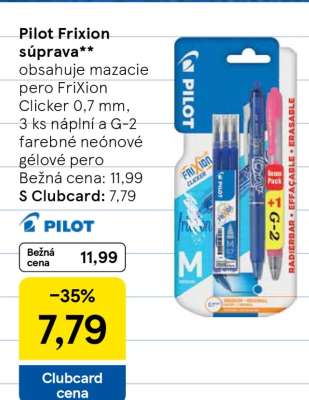 Pilot Frixion súprava