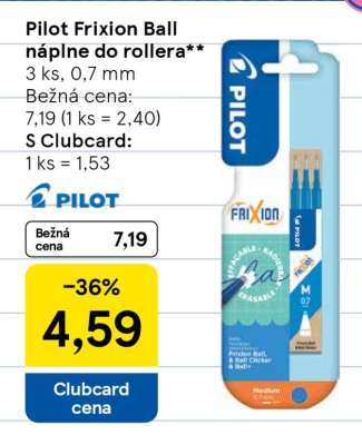 Pilot Frixion Ball náplne do rollera**