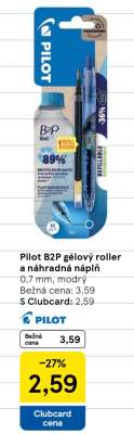 Pilot B2P gélový roller a náhradná náplň**