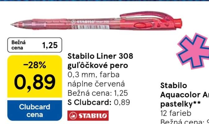 Stabilo Liner 308 guľôčkové pero
