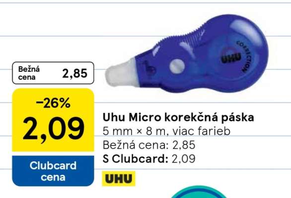 Uhu Micro korekčná páska**