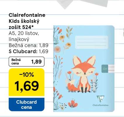 Clairefontaine Kids školský zošit 524