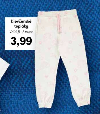 Dievčenské tepláky