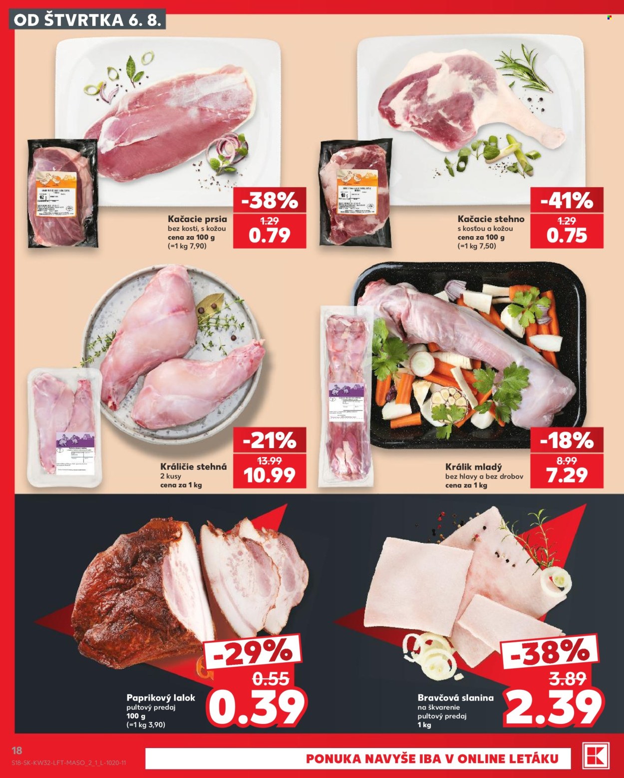 Leták Kaufland - 6.8.2026 - 12.8.2026. Strana 18