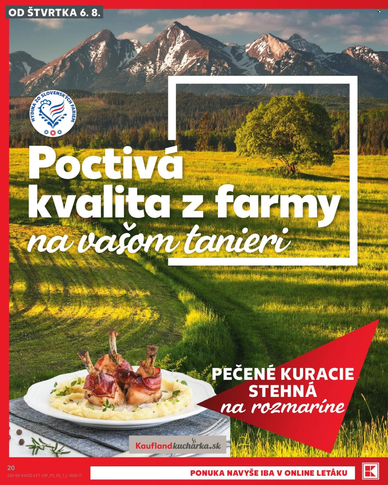Leták Kaufland - 6.8.2026 - 12.8.2026. Strana 20