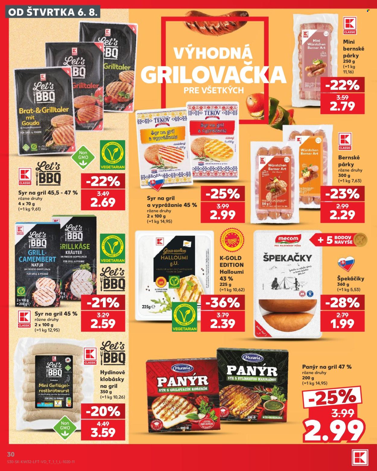 Leták Kaufland - 6.8.2026 - 12.8.2026. Strana 30