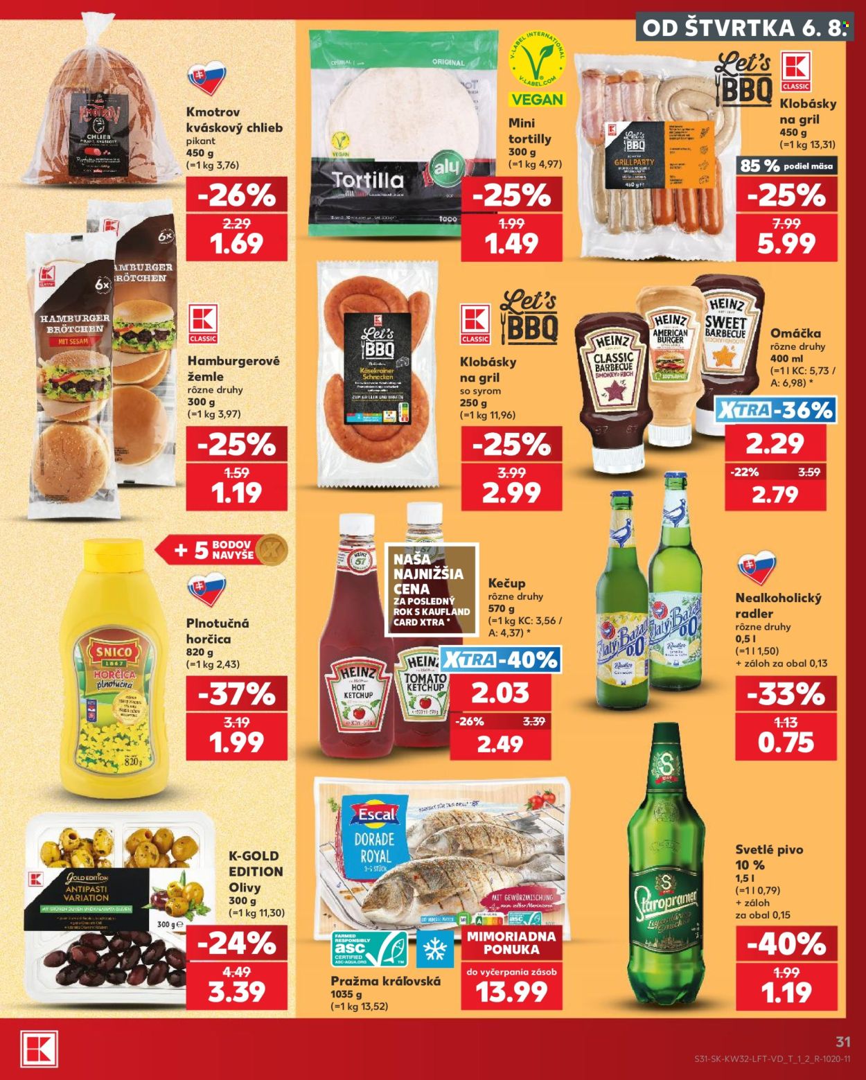 Leták Kaufland - 6.8.2026 - 12.8.2026. Strana 31