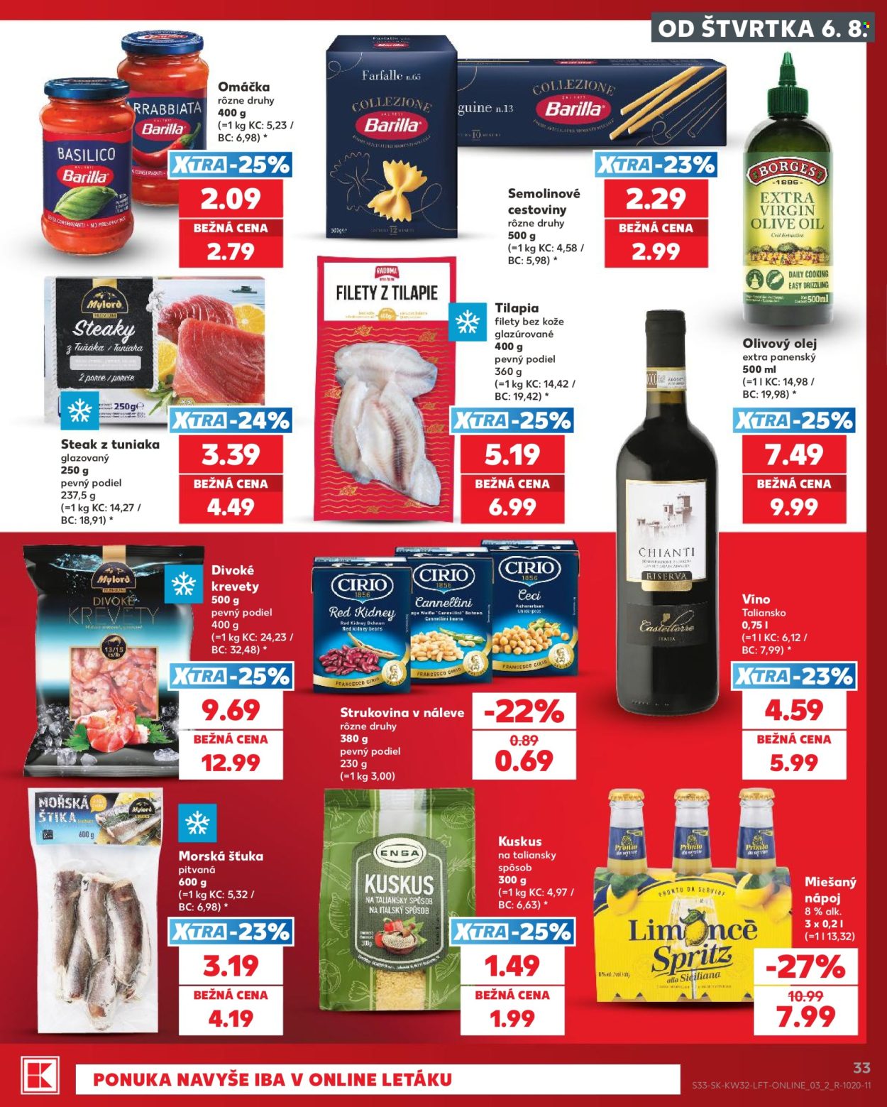 Leták Kaufland - 6.8.2026 - 12.8.2026. Strana 33