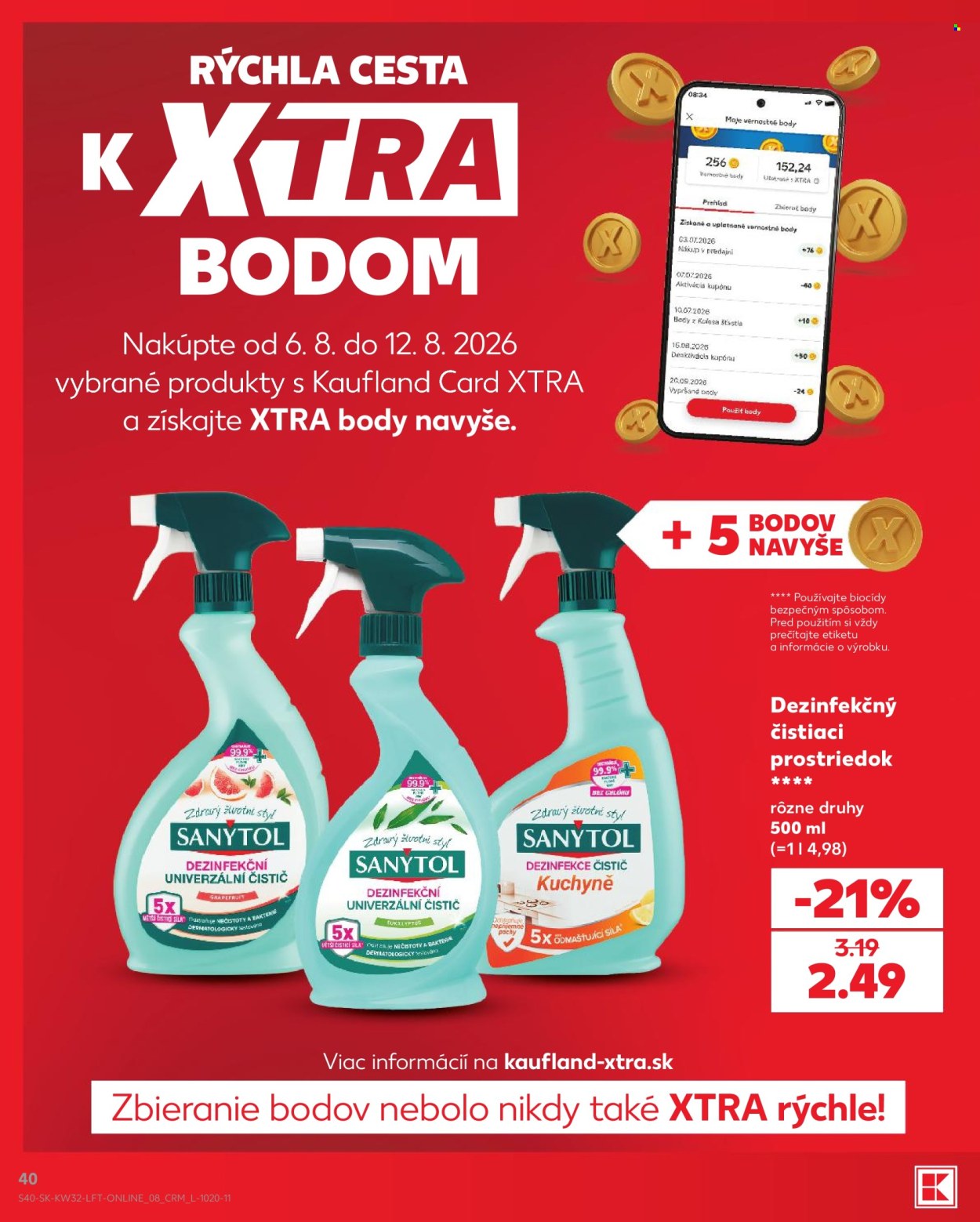 Leták Kaufland - 6.8.2026 - 12.8.2026. Strana 40