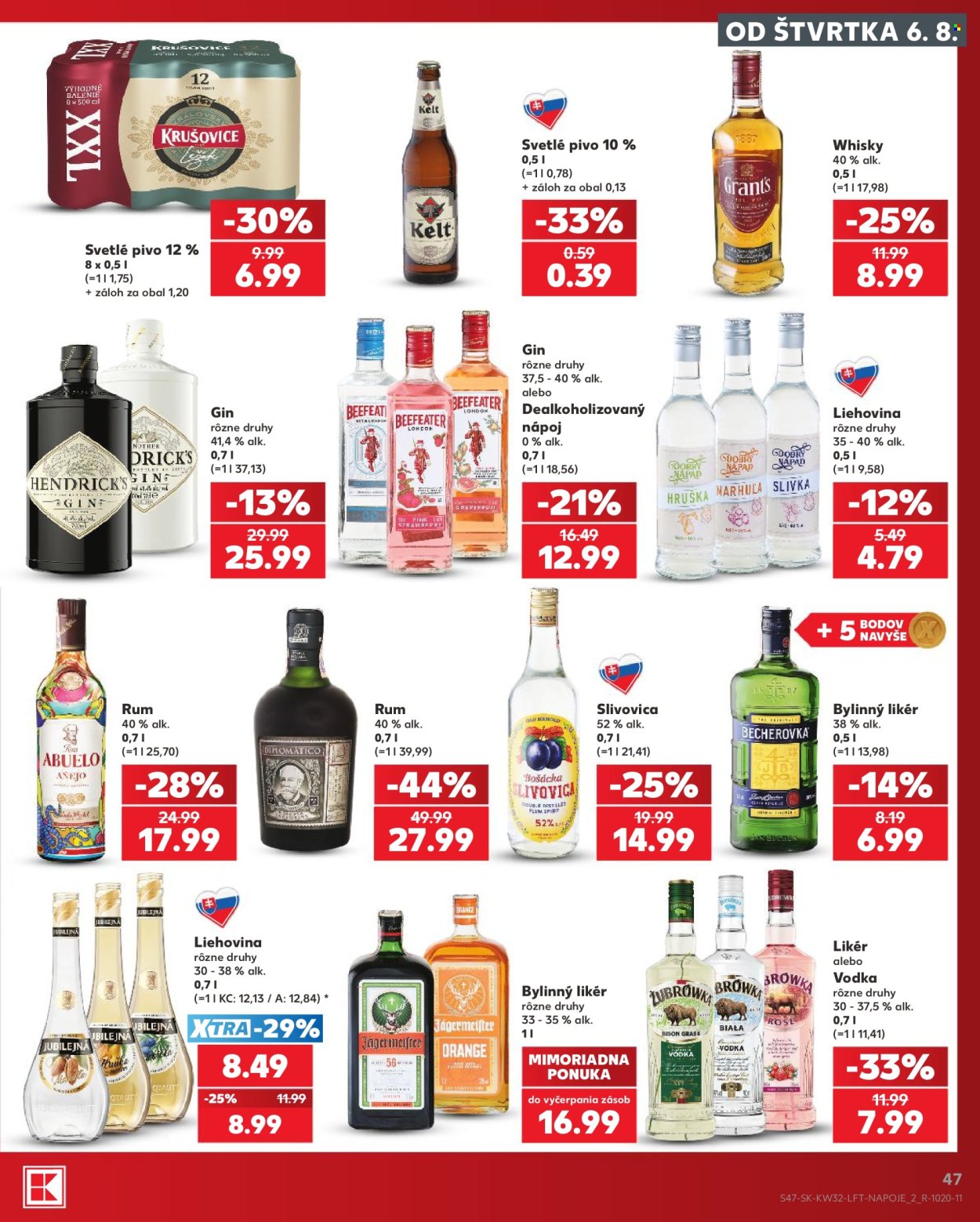 Leták Kaufland - 6.8.2026 - 12.8.2026. Strana 47