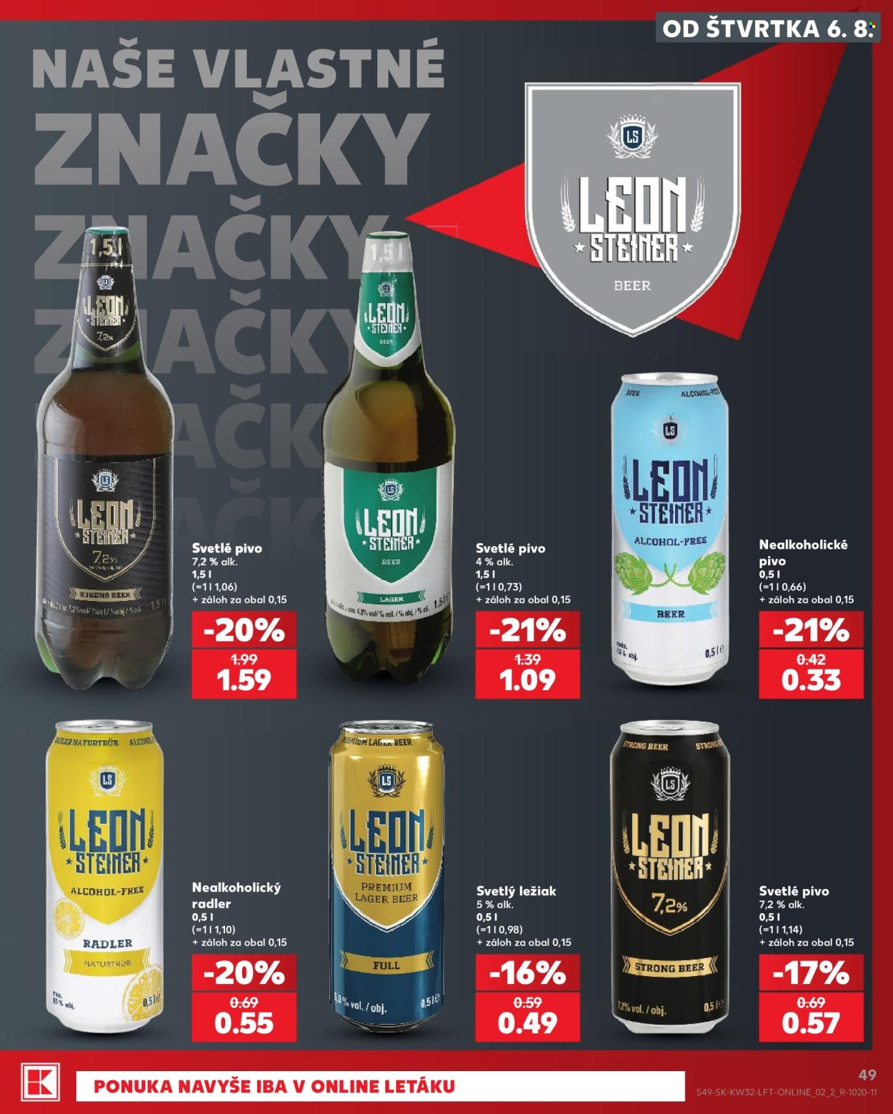 Leták Kaufland - 6.8.2026 - 12.8.2026. Strana 49