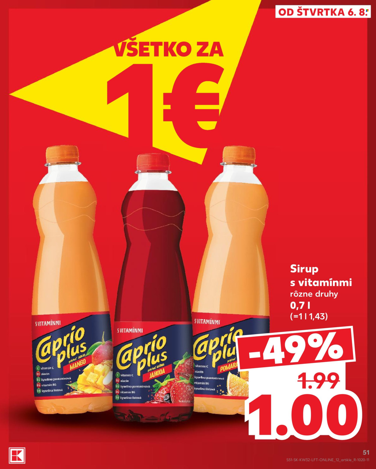 Leták Kaufland - 6.8.2026 - 12.8.2026. Strana 51