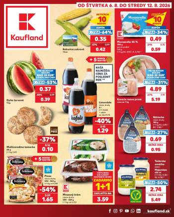 Leták Kaufland - 6.8.2026 - 12.8.2026.