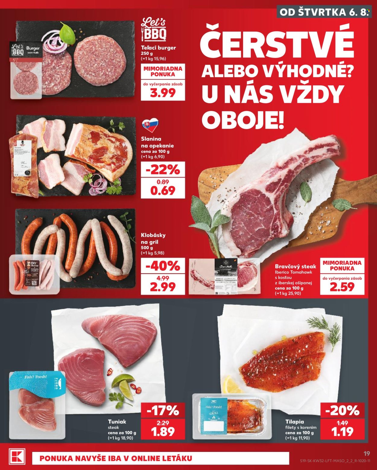 Leták Kaufland - 6.8.2026 - 12.8.2026. Strana 19