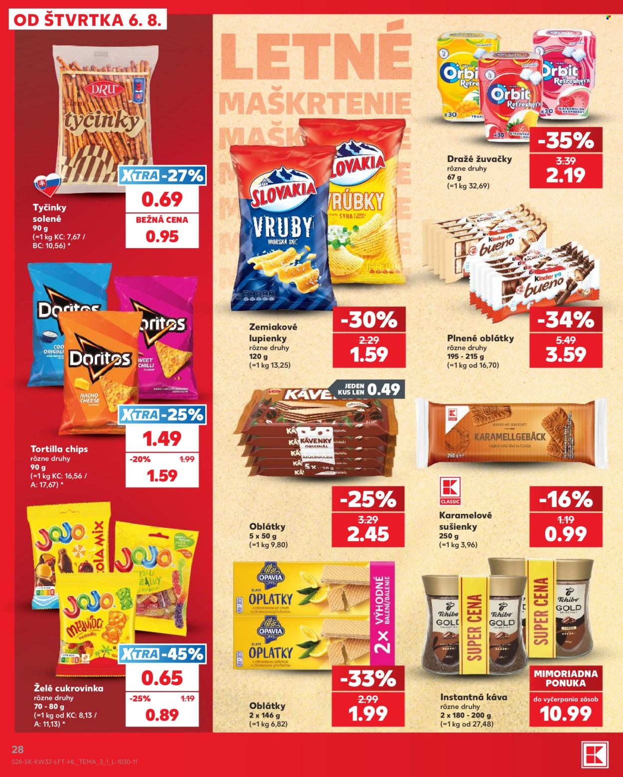 Leták Kaufland - 6.8.2026 - 12.8.2026. Strana 28