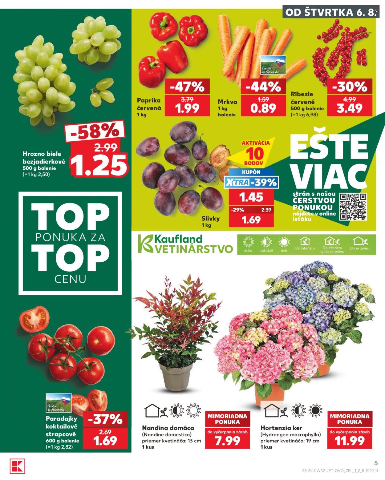 Leták Kaufland - 6.8.2026 - 12.8.2026. Strana 5