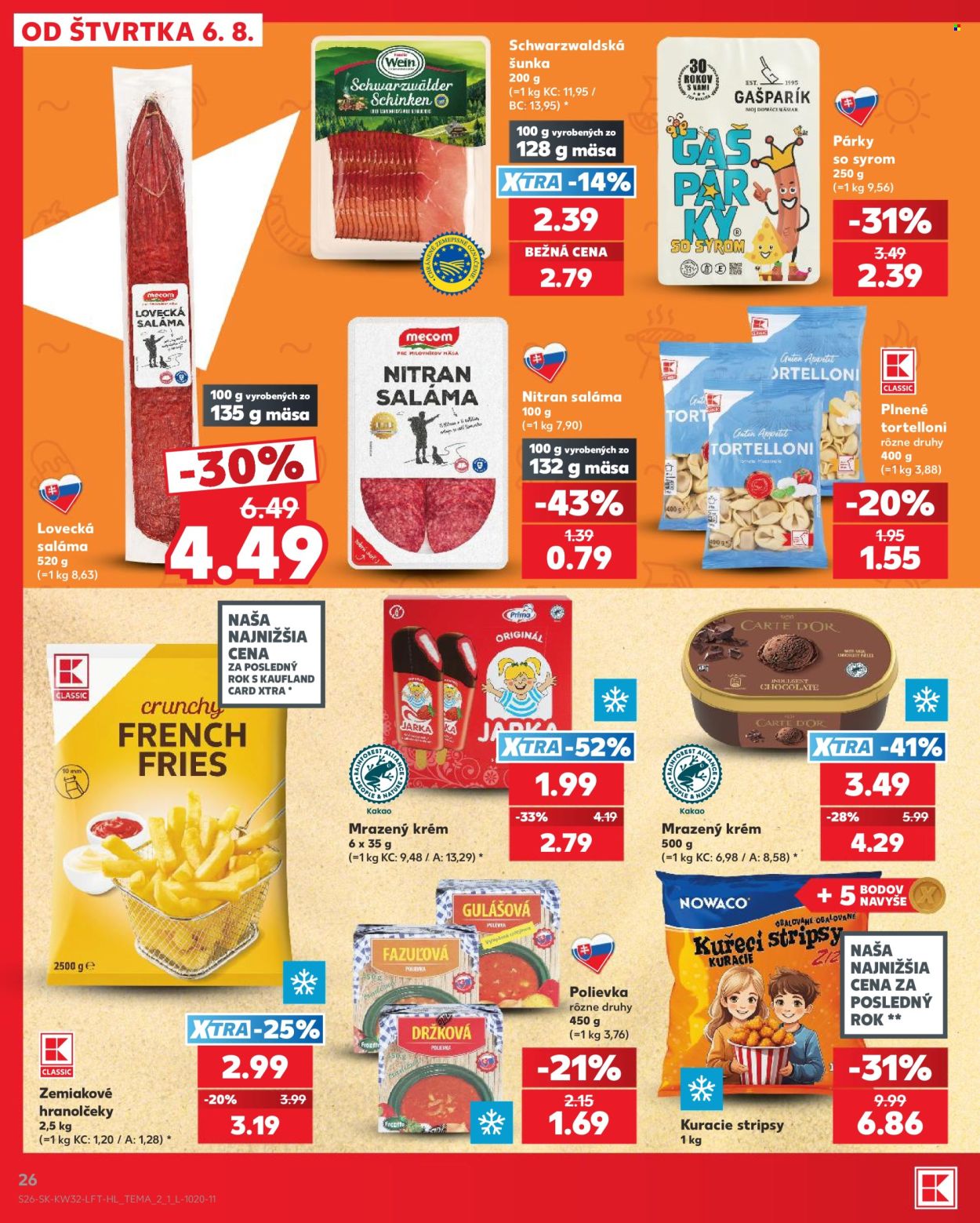 Leták Kaufland - 6.8.2026 - 12.8.2026. Strana 26