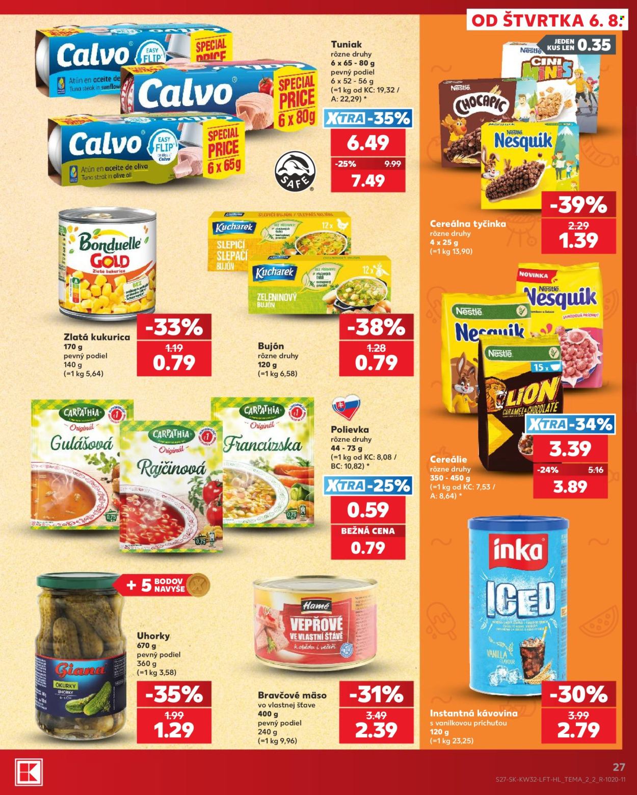 Leták Kaufland - 6.8.2026 - 12.8.2026. Strana 27