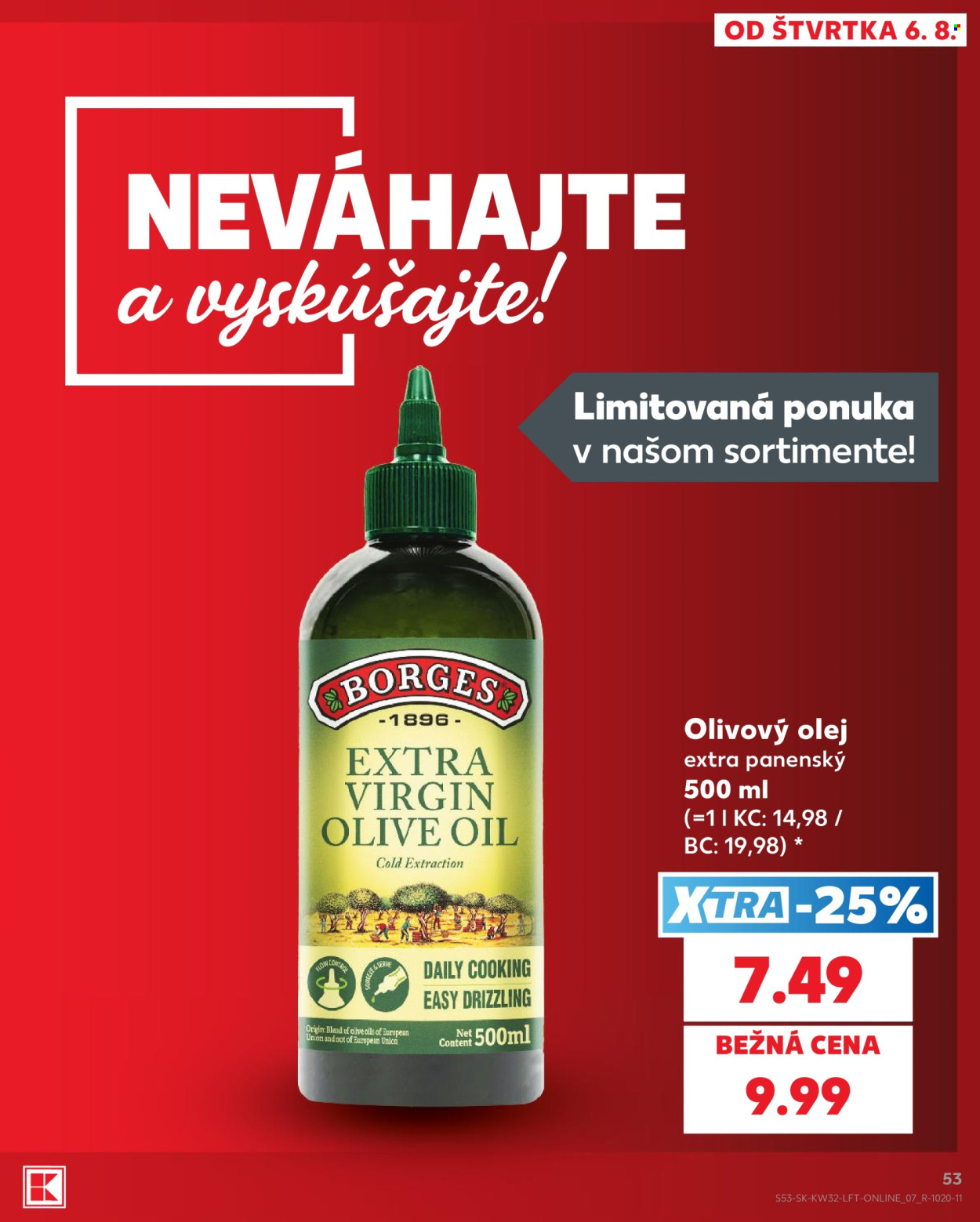 Leták Kaufland - 6.8.2026 - 12.8.2026. Strana 53