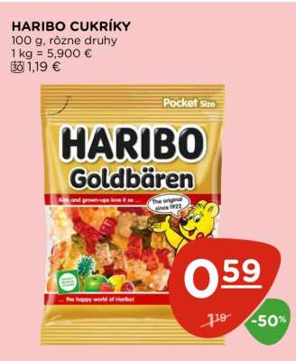 HARIBO CUKRÍKY