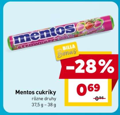 MENTOS CUKRÍKY