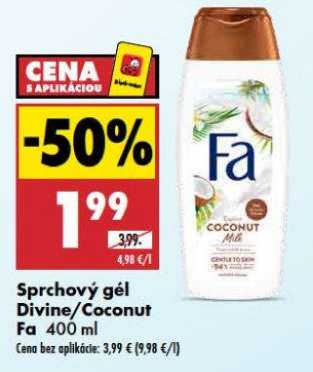 Sprchový gél Divine/Coconut Fa 400 ml