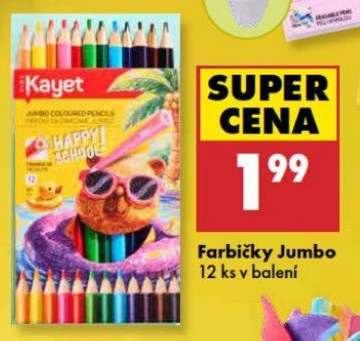 Farbičky Jumbo