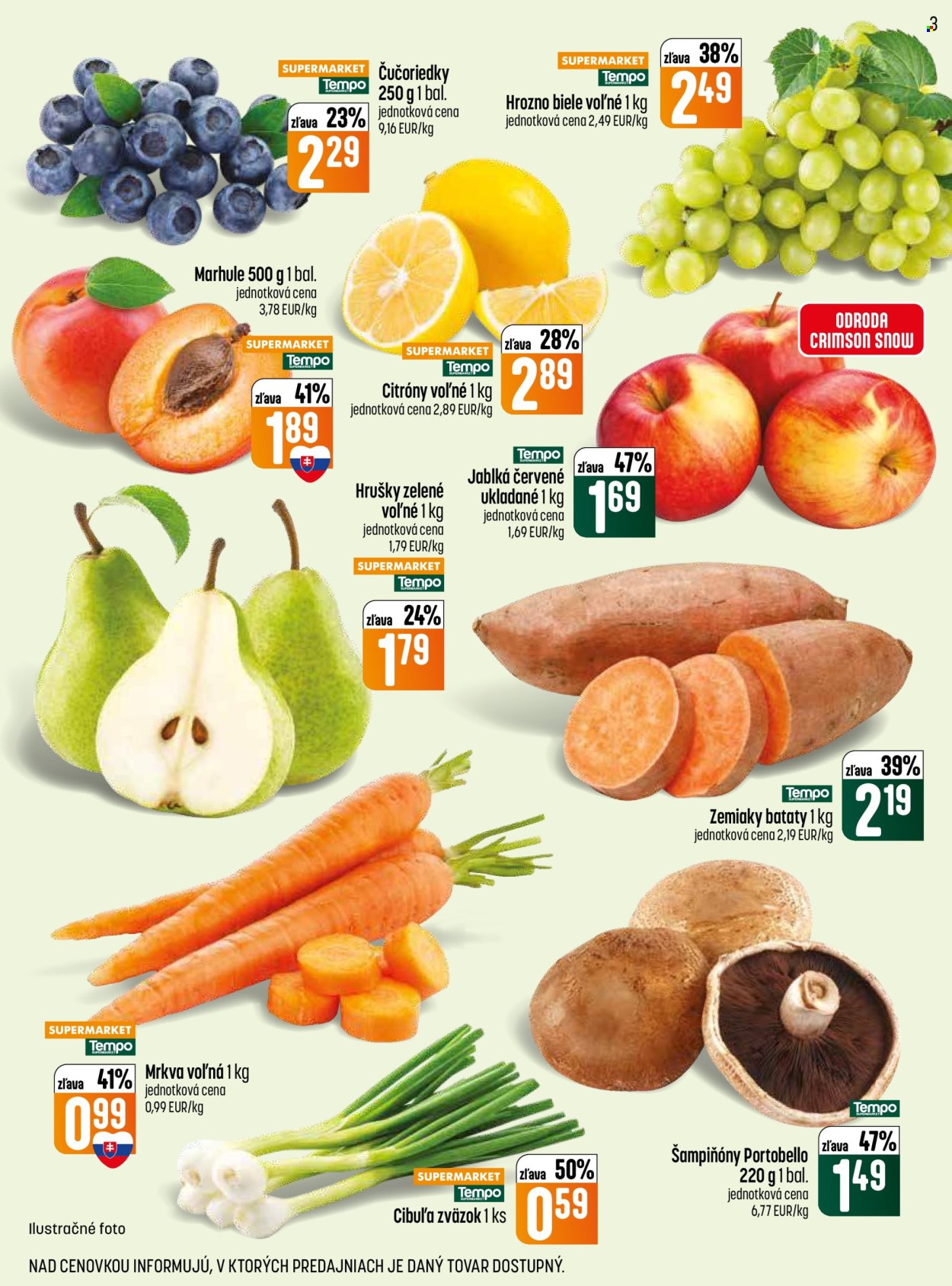 Leták COOP Jednota - 6.8.2026 - 12.8.2026. Strana 3