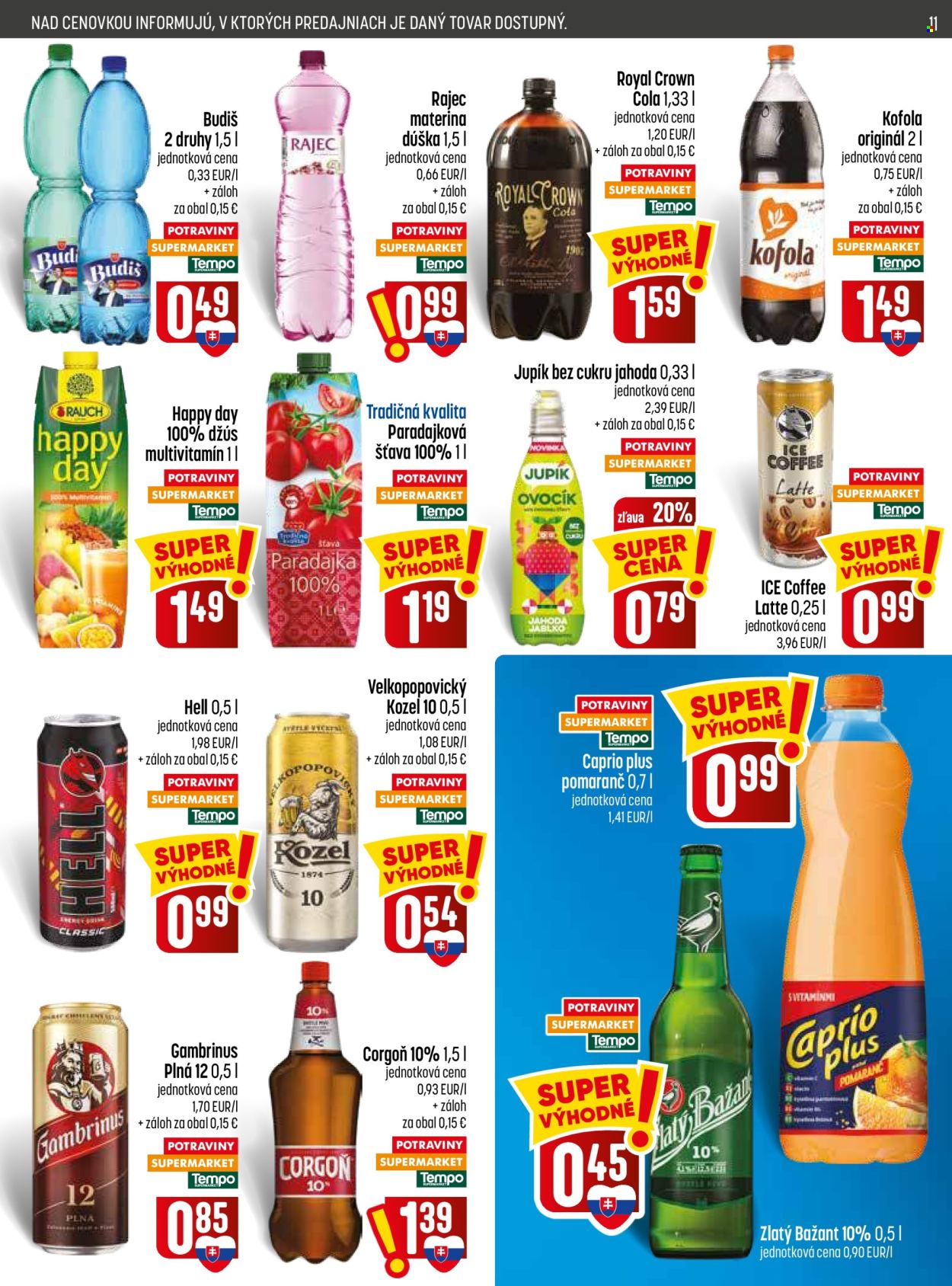 Leták COOP Jednota - 6.8.2026 - 12.8.2026. Strana 11