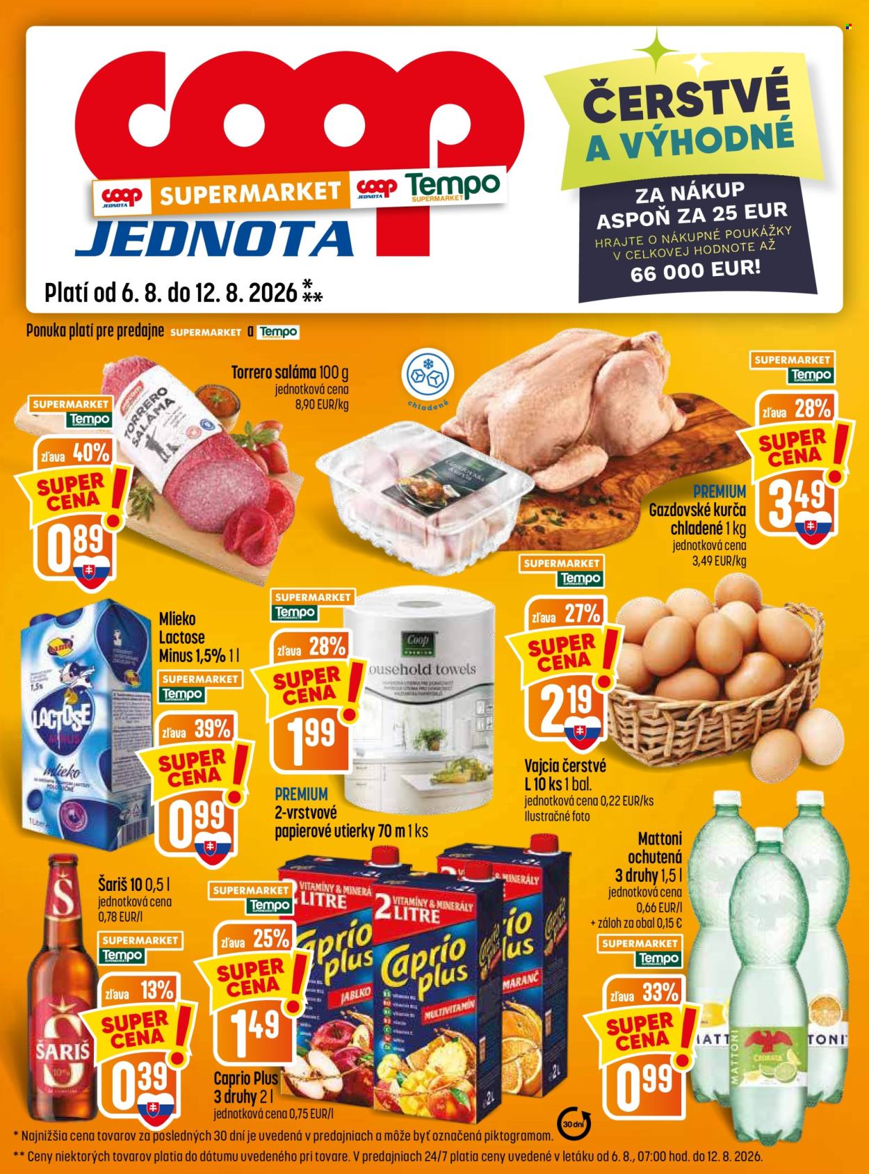 Leták COOP Jednota - 6.8.2026 - 12.8.2026. Strana 13