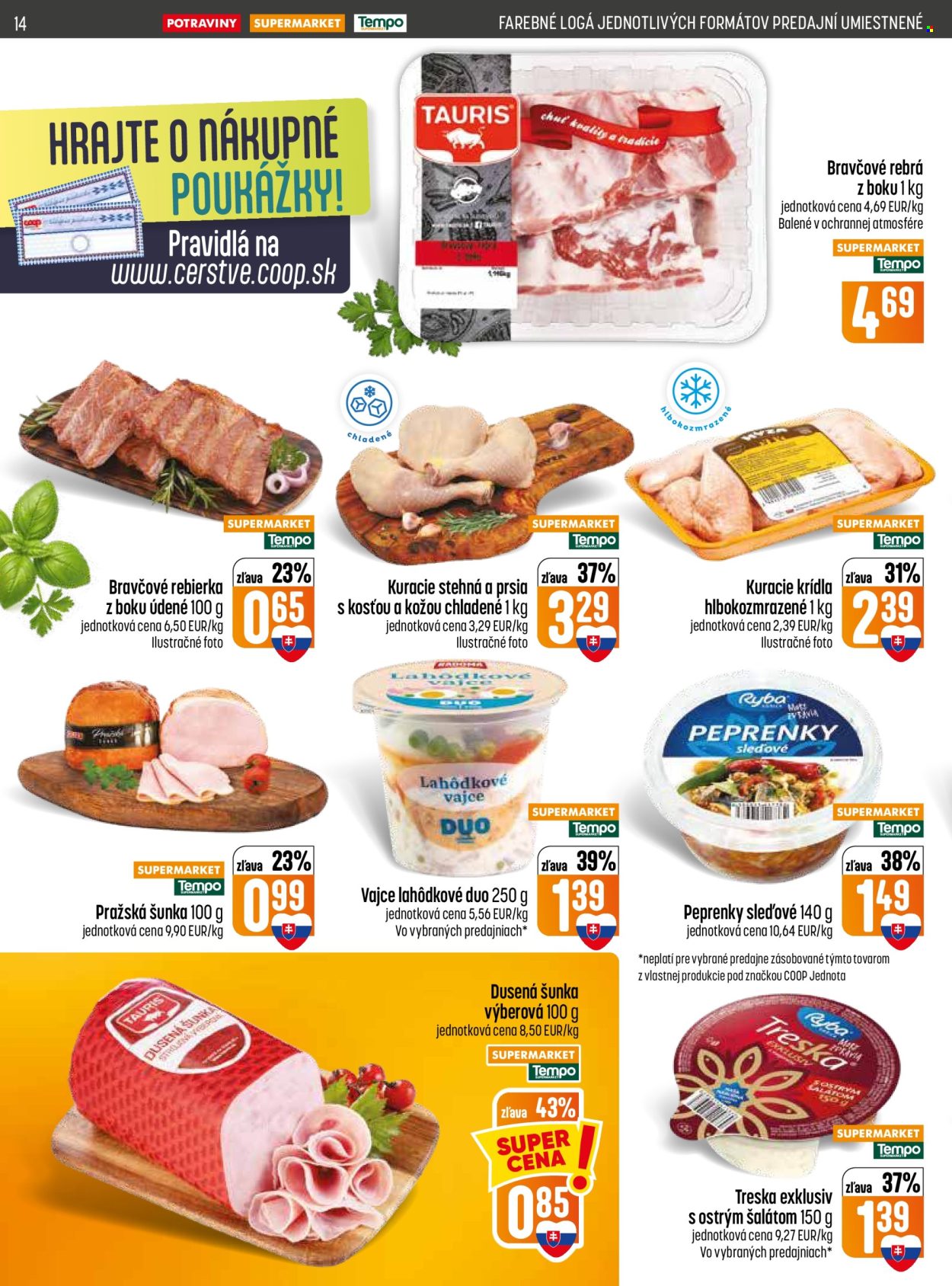 Leták COOP Jednota - 6.8.2026 - 12.8.2026. Strana 14