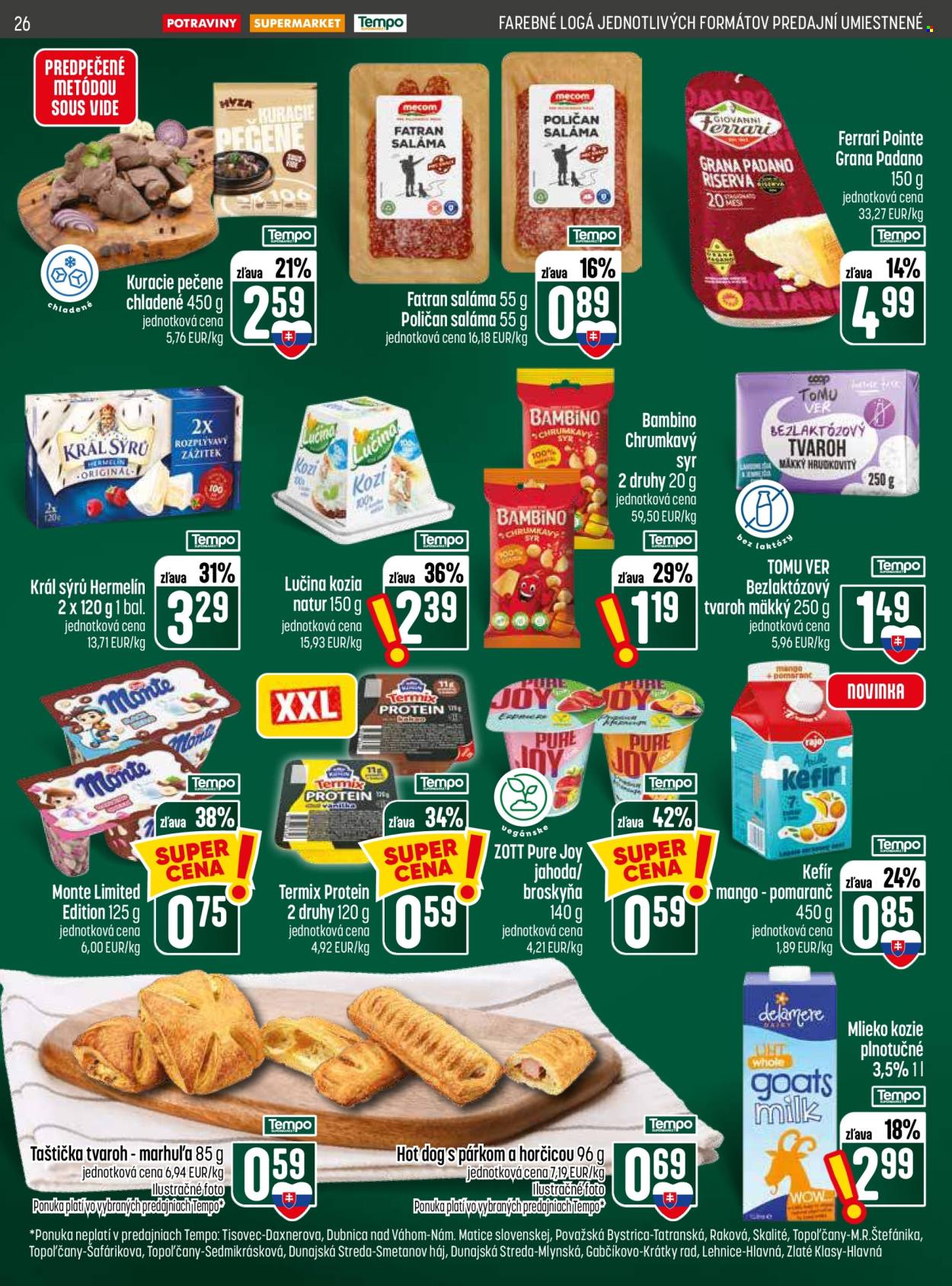 Leták COOP Jednota - 6.8.2026 - 12.8.2026. Strana 26