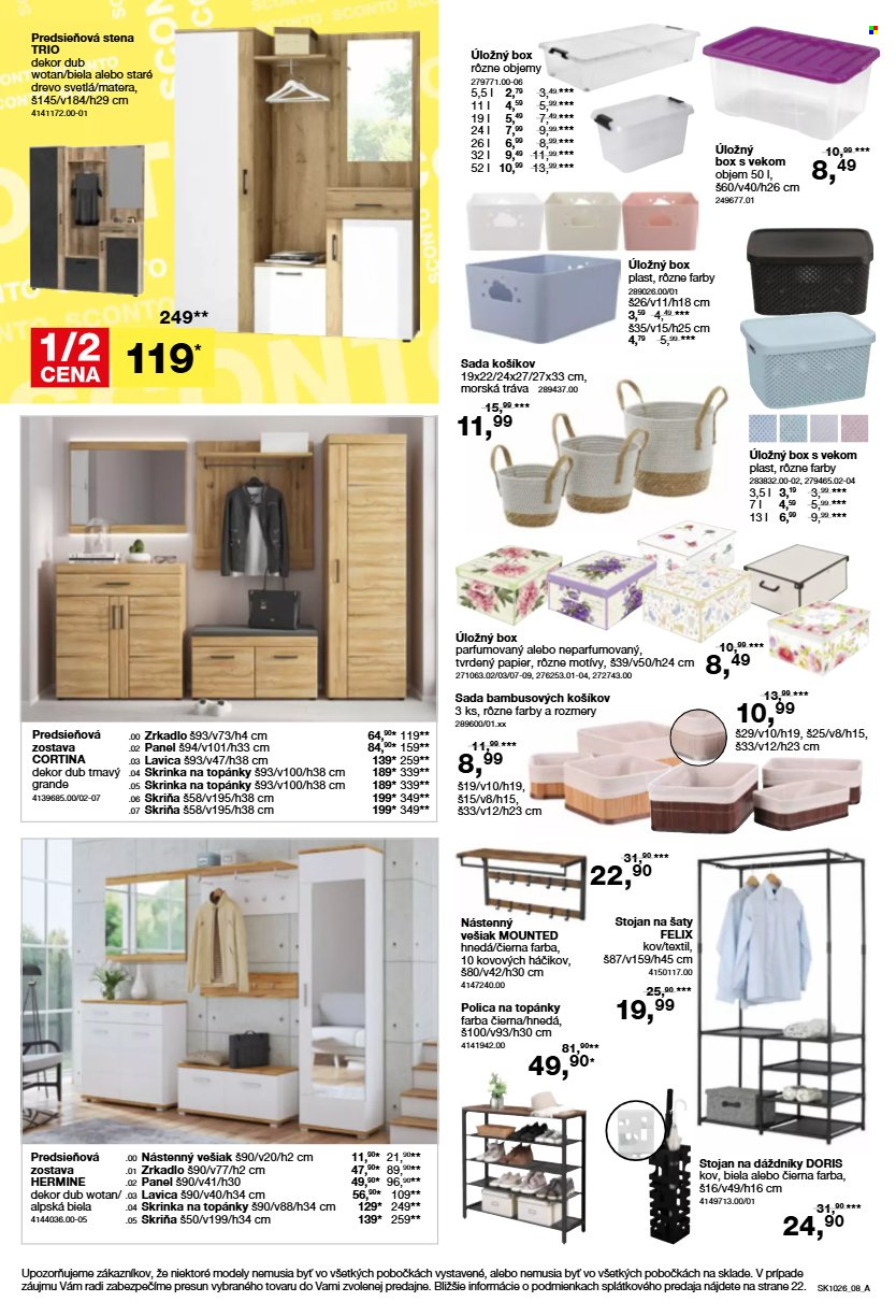 Leták Sconto nábytok - 5.8.2026 - 25.8.2026. Strana 8